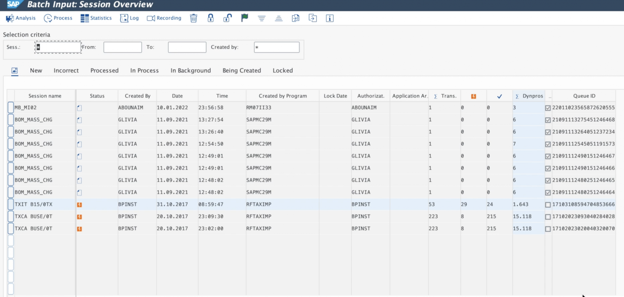 Execution et mode de process des Batch Input - www.sapworld.net